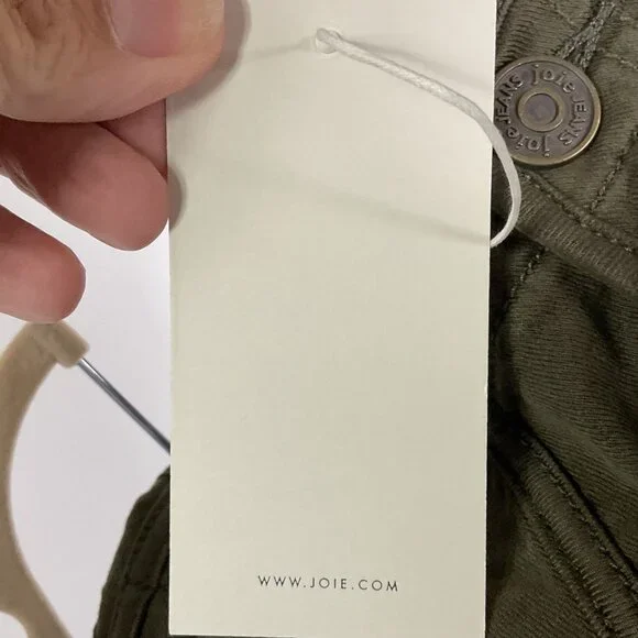 NWT Joie Andria Pant, size 24, color is Fatigue, from Revolve - Picture 11 of 13